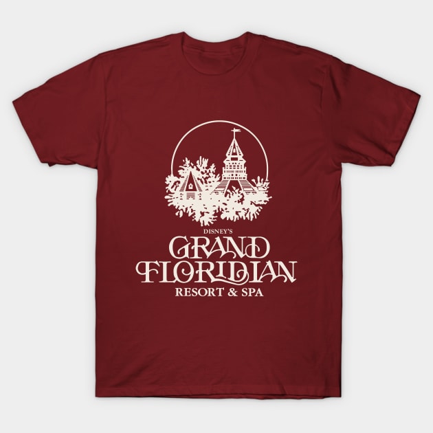 Grand Floridian Logo - 1 T-Shirt by Mouse Magic with John and Joie